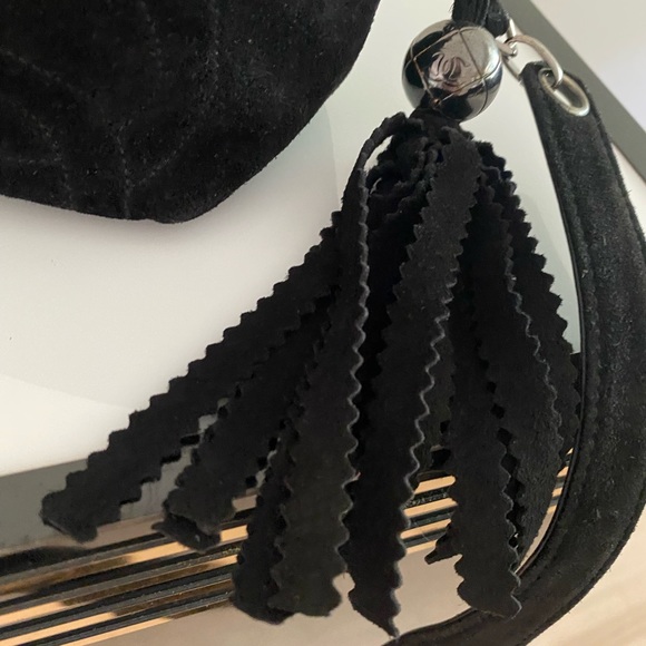 Chanel Rare 90s Micro Mini Drawstring CC Logo Bag - Picture 7 of 7